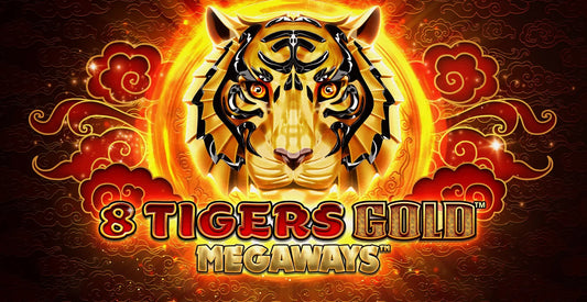 8 Tigers Gold Megaways dari RTG Slot game urutan #010 terpopular